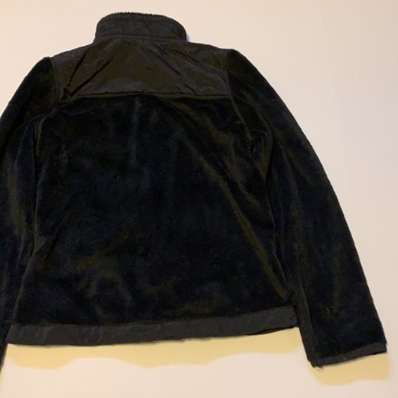 The Children’s Place Soft Fuzzy Black Jacket - Girl’s Size 7/8 - Picture 7 of 8